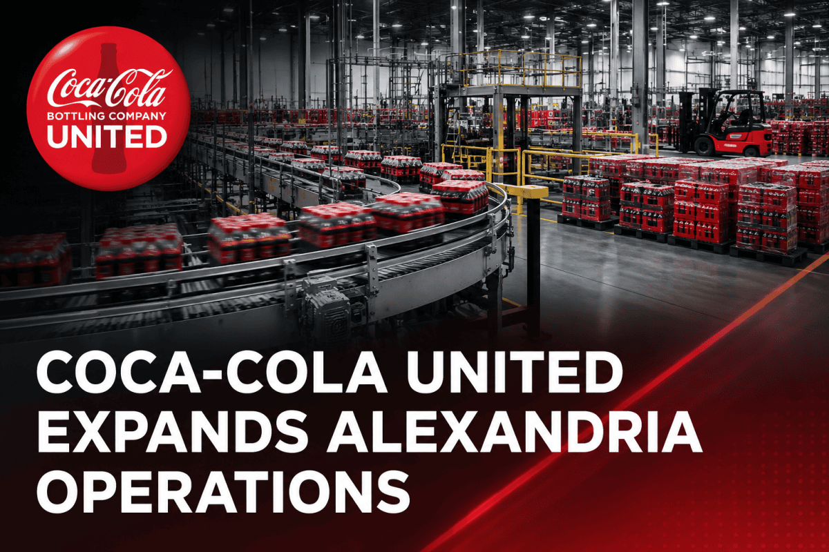 Coca-Cola UNITED expands Alexandria operations