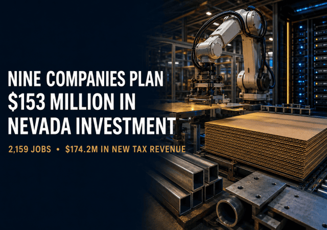 Nevada’s $153M Industry Push