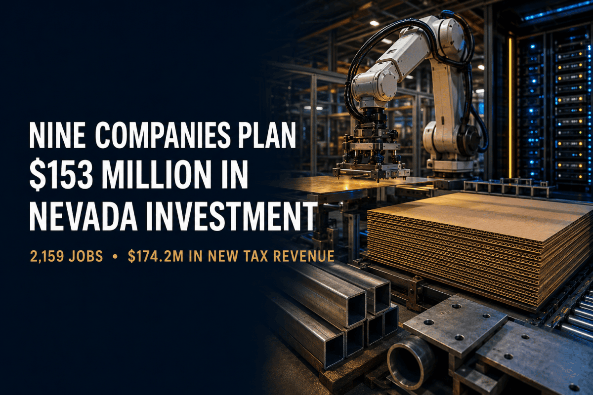 Nevada’s $153M Industry Push