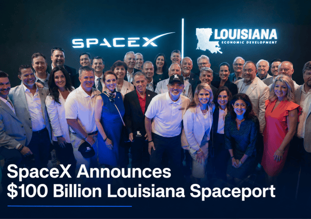 SpaceX announces $100 billion Louisiana spaceport