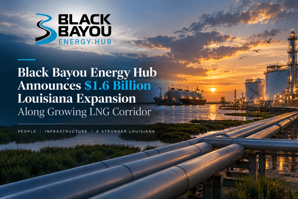 Black Bayou Energy Hub at Sunset
