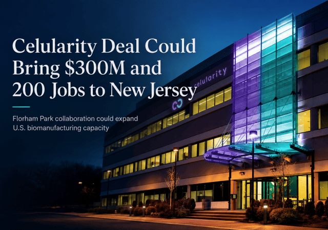 New Jersey biotechnology company Celularity Inc. has announced a new manufacturing collaboration with Singapore-based MuseCell Innovations