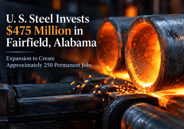 Glowing Steelworks in Motion