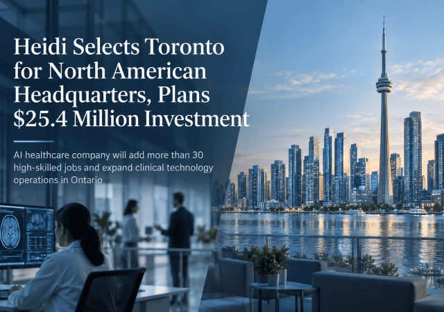 Heidi’s Toronto AI Headquarters Announcement