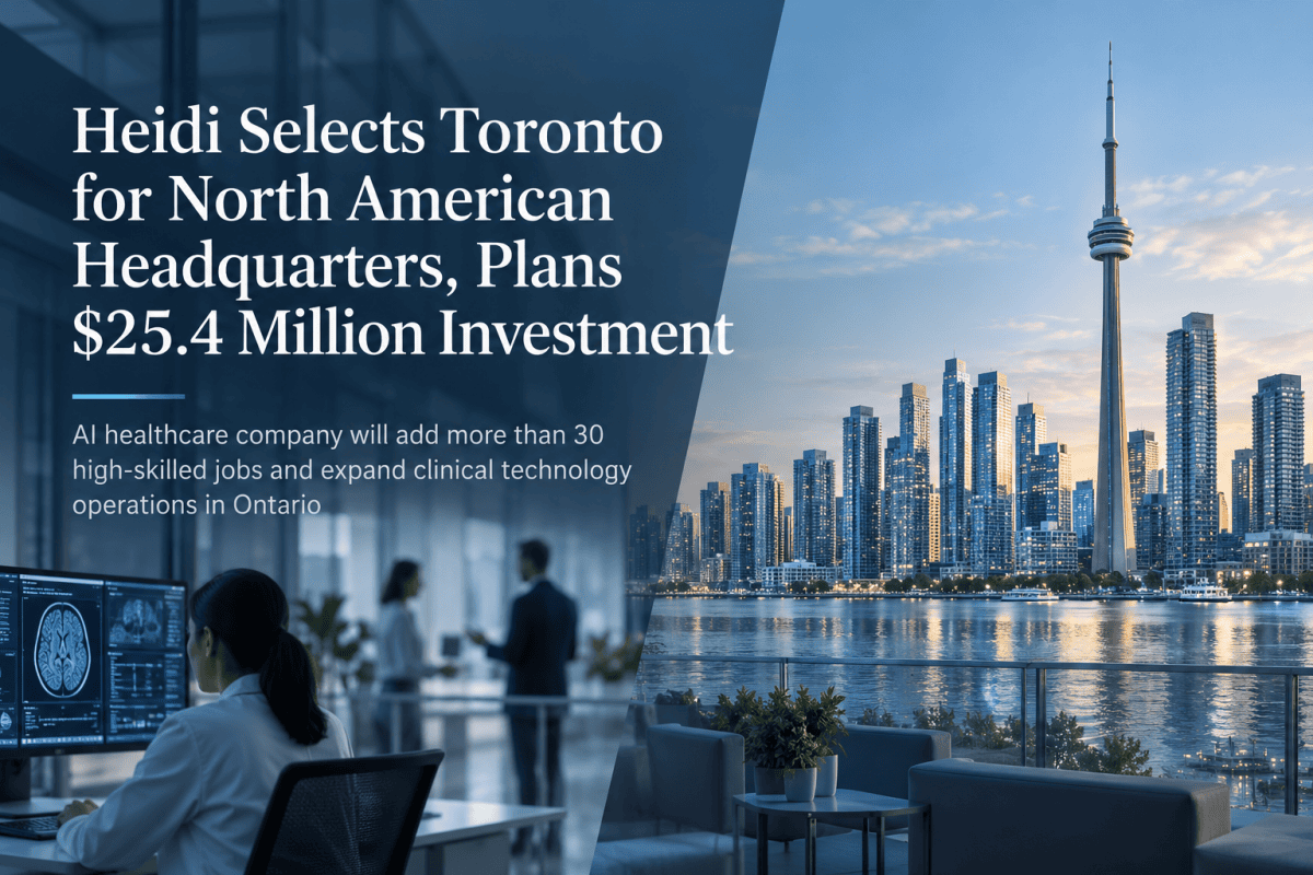 Heidi’s Toronto AI Headquarters Announcement