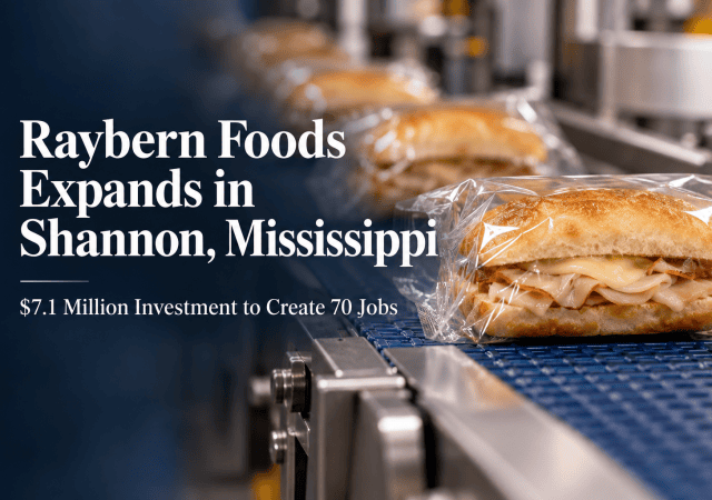 Sandwiches on the production line