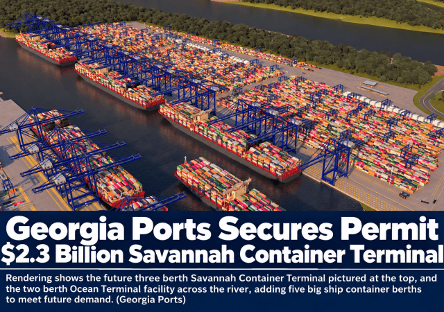 Georgia Ports Secures Terminal Permit