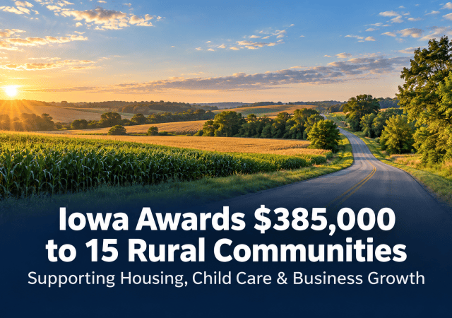 Iowa Rural Growth at Sunrise